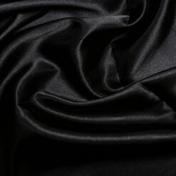 Budget Satin - Black (1/2m)