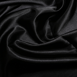 Budget Satin - Black (1/2m)