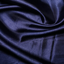 Budget Satin - Navy Blue (1/2m)