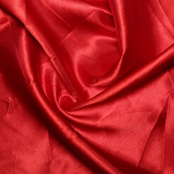 Budget Satin - Red (1/2m)