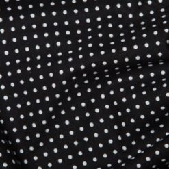 Rose & Hubble - 3mm Black Polka Dot Cotton
