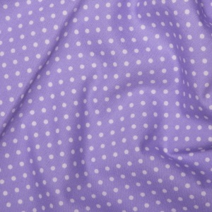 Rose & Hubble - 3mm Lilac Polka Dot Cotton
