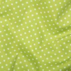 Rose & Hubble - 3mm Lime Polka Dot Cotton
