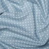 Rose & Hubble - 3mm Pale Denim Blue Polka Dot Cotton