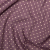 Rose & Hubble - 3mm Plum Polka Dot Cotton