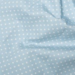 Rose & Hubble - 3mm Powder Blue Polka Dot Cotton