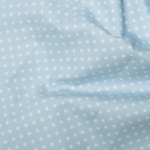 Rose & Hubble - 3mm Powder Blue Polka Dot Cotton
