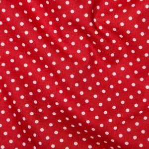 Rose & Hubble - 3mm Red Polka Dot Cotton