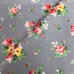 Rose & Hubble - Posey Floral - Grey CP0818