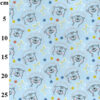 Cotton Flannel Teddy Fabric - Blue