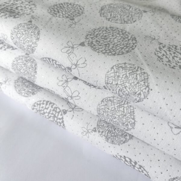 John Louden White & Silver Baubles