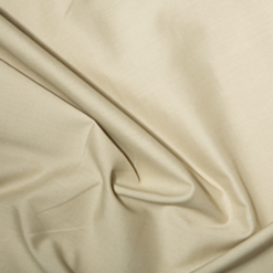 Plain Beige  Polycotton