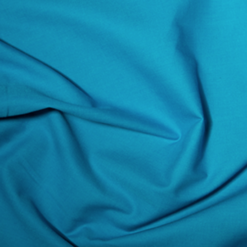 Plain Peacock Polycotton