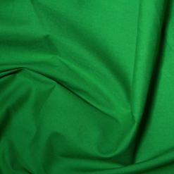 Plain  Emerald Polycotton