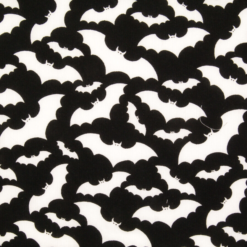 Black Bats Polycotton 1m
