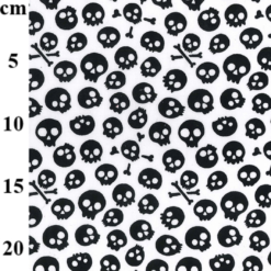 white skull's Polycotton 1m