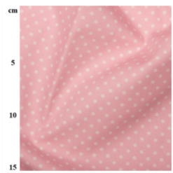 Rose & Hubble - 3mm Light Pink Polka Dot Cotton