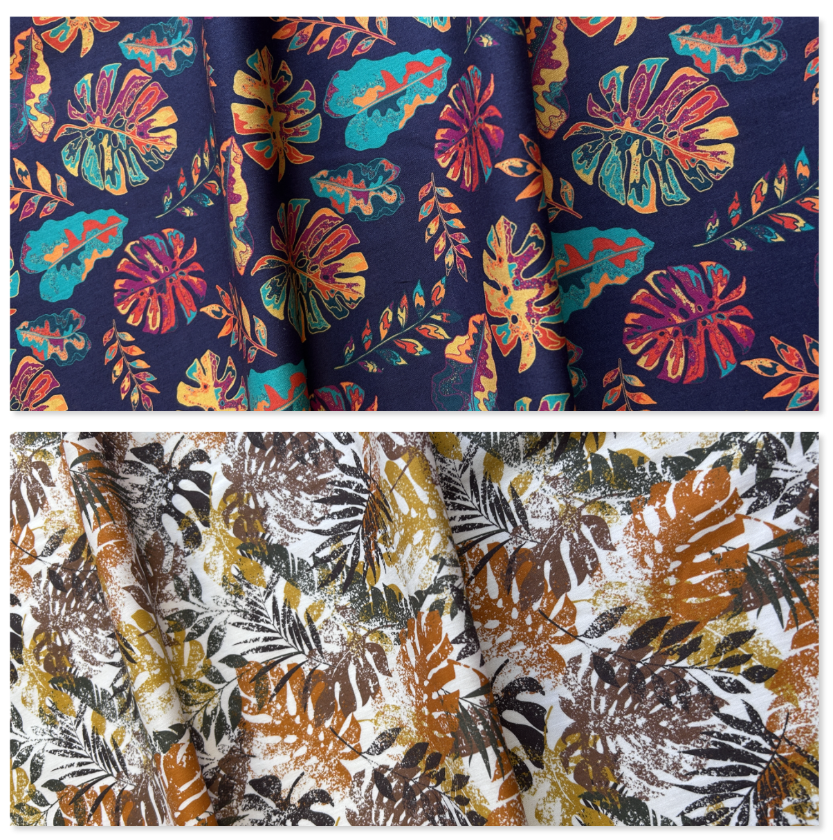 Jungle leaf- Cotton Fabric