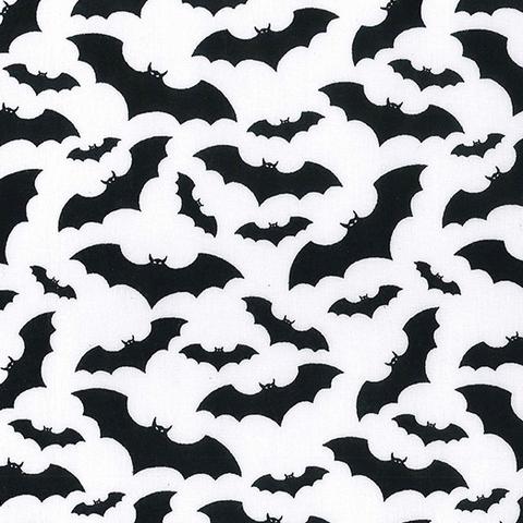 Black Bats Polycotton 1m
