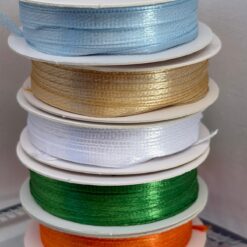 Satin Ribbon 25 meters - White - Image 2