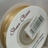 Satin Ribbon 25 meters - Antique Gold