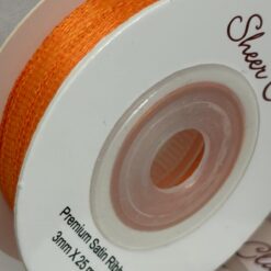 Satin Ribbon 25 meters - Orange