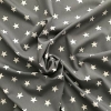 Rose & Hubble - 20mm Dark Grey Stars Cotton CP0083