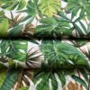 Large Jungle Leaves Printed Cotton Fabric